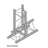 Фермы для сцены DURA TRUSS DT 23 T35-VD 3way vertical T piece down